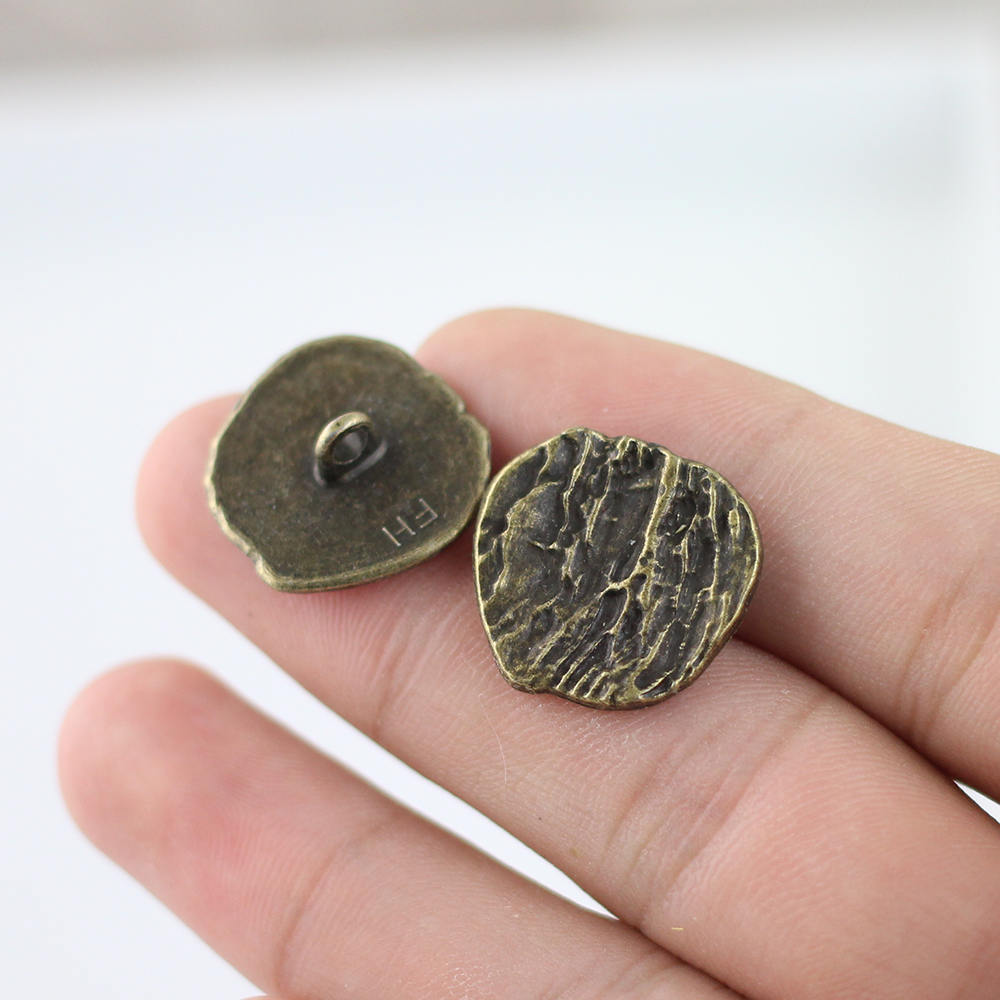 6pcs Antique Bronze Button Metal Button 20x19x6mm Etsy