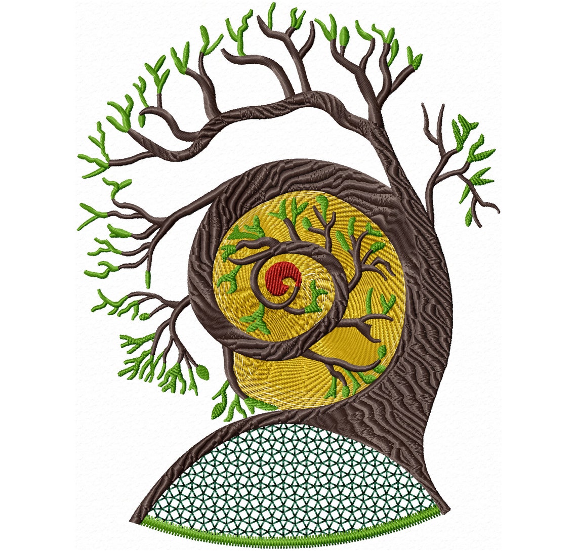 Tree of Life Machine Embroidery Design Floral Embroidery, Mandala ...