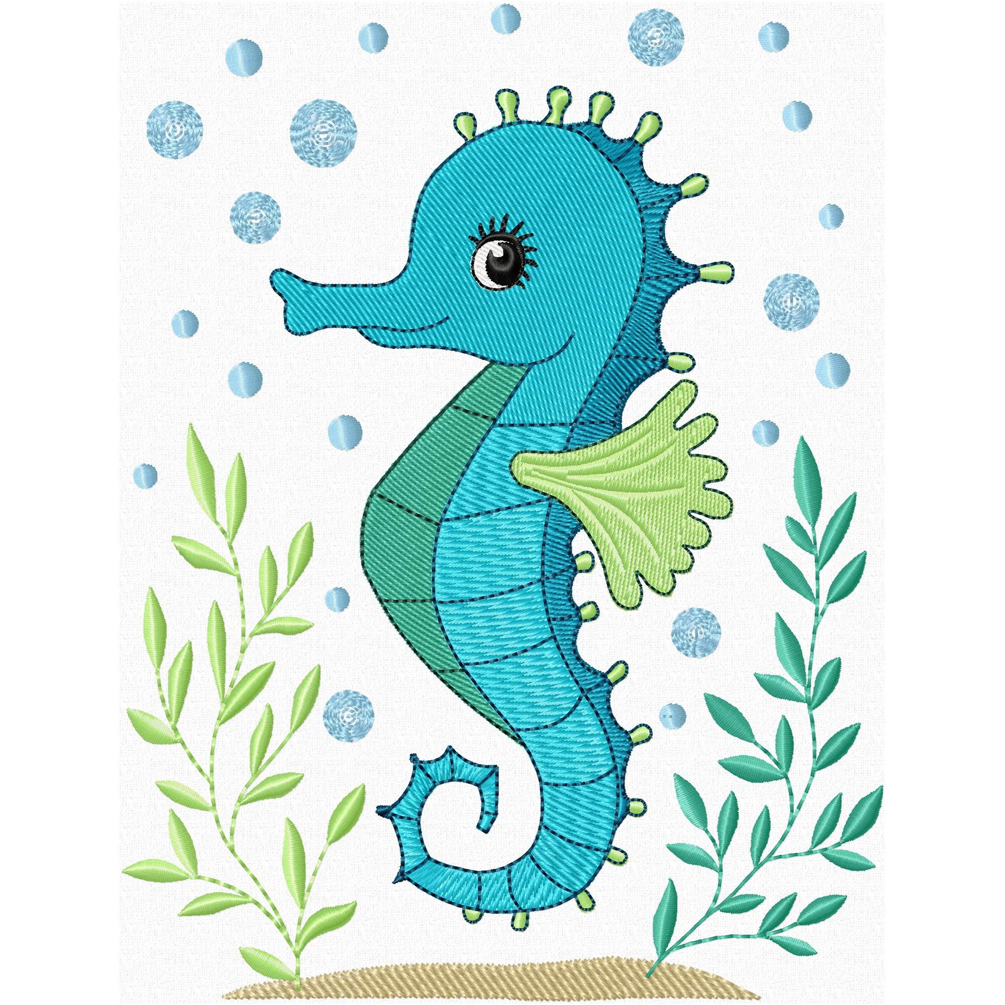Motifs de broderie de poisson truite | Fichiers Dst arc-en-ciel de