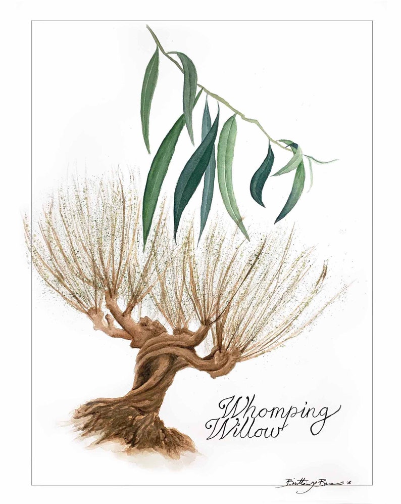 Whomping Willow Print Instant Download image 3