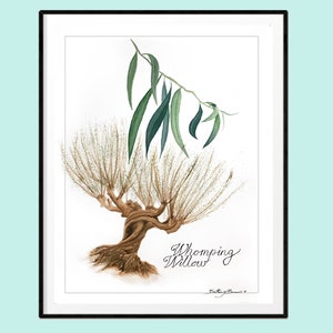 Whomping Willow Print Instant Download image 1