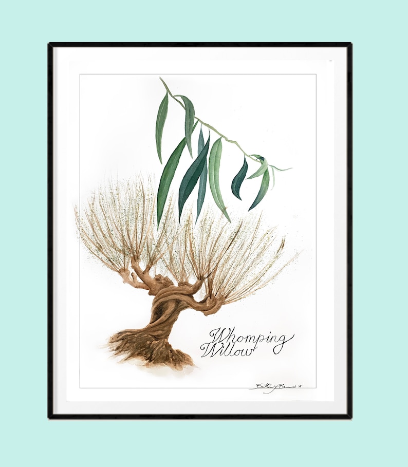 Whomping Willow Print Instant Download image 1