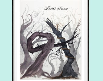 Devils Snare Print - Instant Download