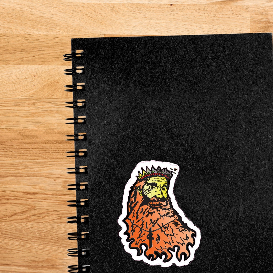 Flame King Handmade Vinyl Sticker for Gift Laptop Decal Inspirational ...