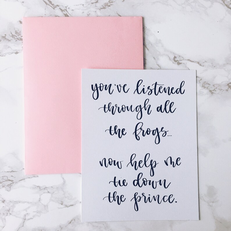 Funny Bridesmaid Cards 7 varieties