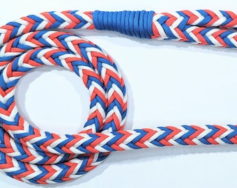 Edmonton Oilers Dog Leash | KYA Heavy Duty Thick Square Braid Paracord Dog Leash