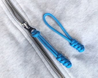 6 Pack Snake Weave Zipper Pulls 4 Inch Long | KYA Paracord Zipper Pull