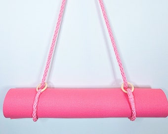 Yoga Mat Strap | Macrame Carry Strap | Skate Leash | Blanket Strap