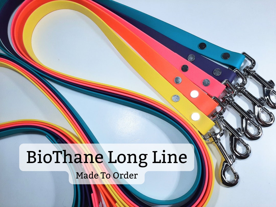 Long Line Extra Long Training Leash Biothane Dog Leash Etsy