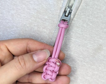 6 Pack Cobra Weave Zipper Pulls 4 Inches Long | KYA Paracord Zipper Pull