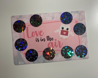 Love in the Air Scratch off Savings Challenge | Low income savings challenge