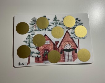 Christmas at Home Scratch off Savings Challenge | Low income savings challenge