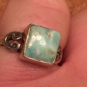 Women&#39;s Larimar and Sterling Silver Ring