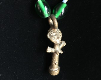 Akua'ba Fertility Talisman Necklace