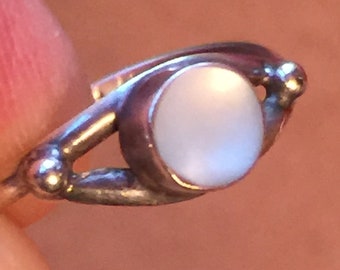 Minimalist Moonstone Ring