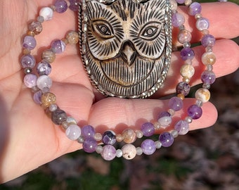 Spirit Owl Gemstone Necklace
