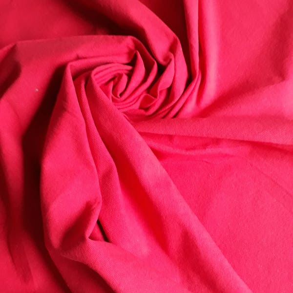 Dicker Stoff aus 100 % einfarbiger Baumwolle, 300 g/m², für Dekoration, wie zum Beispiel die Herstellung von Kissenbezügen, ideal für kreative Künste. Um 50 cm