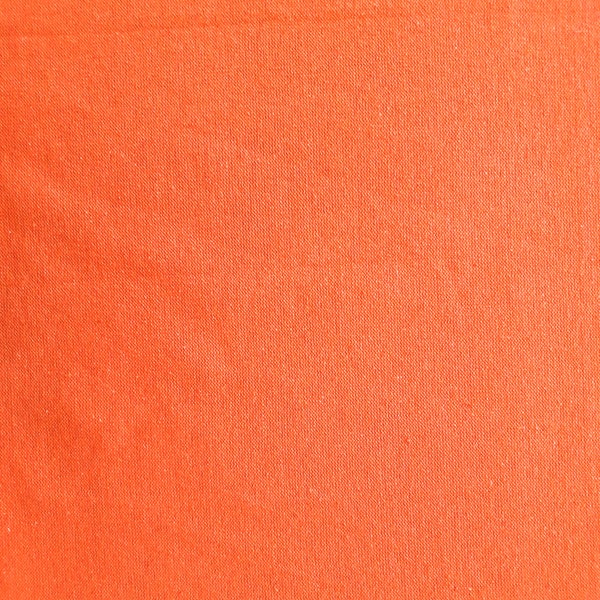 Tissu 100% coton solide Toile épaisse orange uni. laize 150 cm. Longueur au choix par 50 cm. Idéale pour la confection de doublure, de sacs