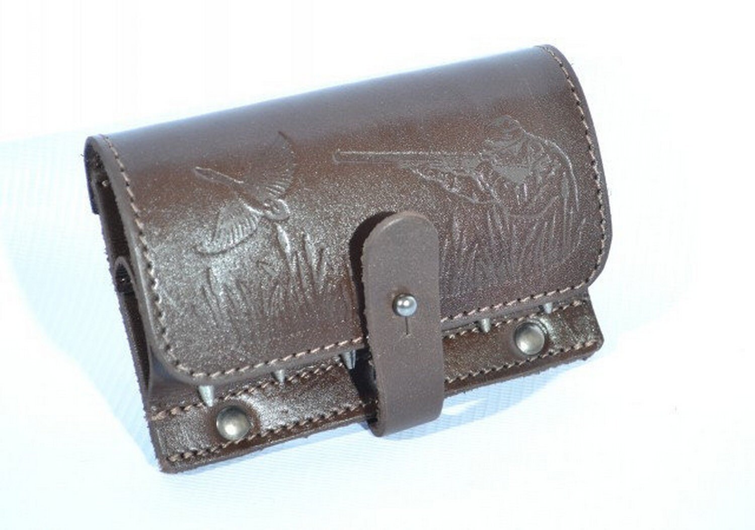 Leather Cartridge Case Shell Holder for 300 308 Win Mag Belt Etsy