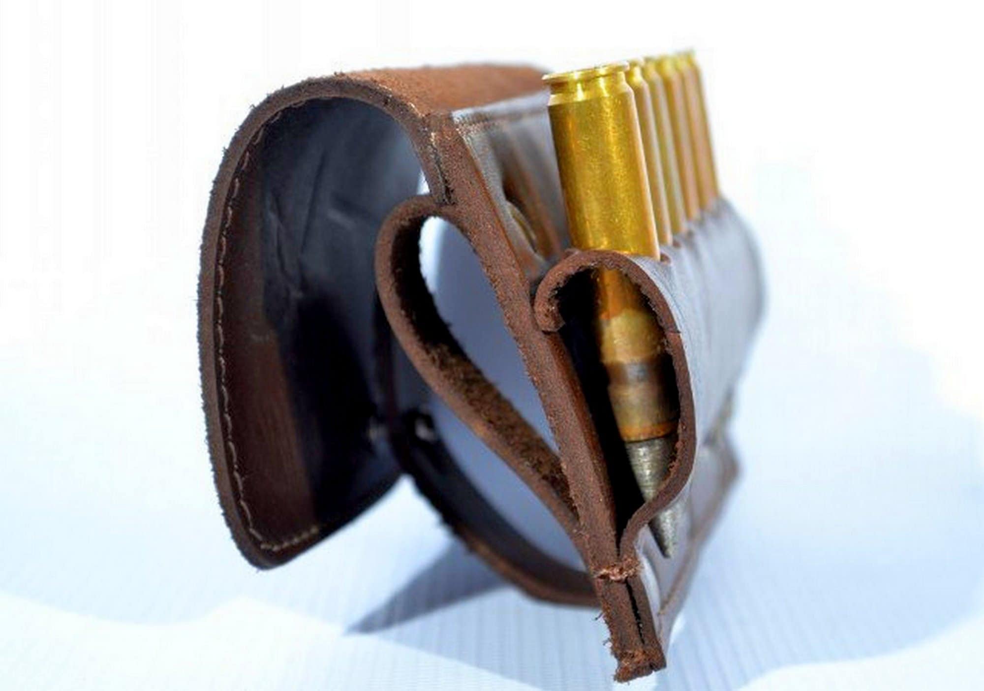 Leather Cartridge Case Shell Holder for 300 308 Win Mag Belt Etsy