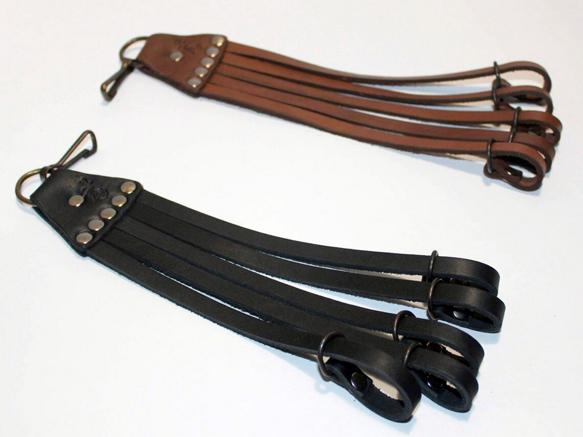 Leather Duck and Game Strap Holds 5 Birds Etsy