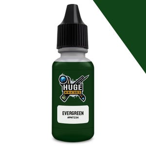 Huge Miniatures Acrylic Paint, Evergreen Model Paint Miniature Scale Modeling Color – 17ml Dropper Bottle