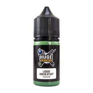 Huge Miniatures Green Stuff, Liquid Modeling Compound – 1oz Bottle