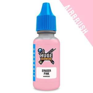 Huge Miniatures Airbrush Acrylic Paint, Eraser Pink Model Paint Miniature Scale Modeling Color – 17ml Dropper Bottle