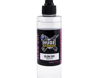 Huge Miniatures Paint Additive, Slow Dry for Acrylic Paint by Huge Minis – 4 oz Bottle