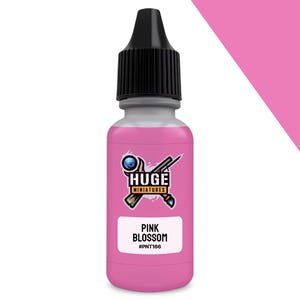Huge Miniatures Acrylic Paint, Pink Blossom Model Paint Miniature Scale Modeling Color – 17ml Dropper Bottle