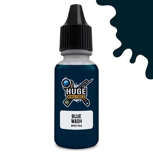 Huge Miniatures Acrylic Wash, Blue Model Paint Miniature Scale Modeling Color – 17ml Dropper Bottle