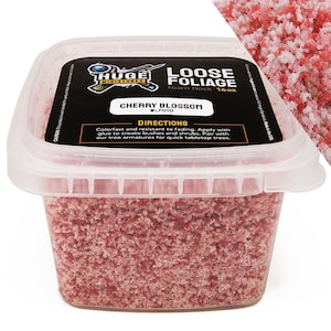 Huge Miniatures Loose Foliage, Cherry Blossom Tree Flock for Terrain Model Kits and Hobby Train Scenery by Huge Minis – 16oz Resealable Tub