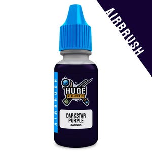 Huge Miniatures Airbrush Acrylic Paint, Darkstar Purple Model Paint Miniature Scale Modeling Color – 17ml Dropper Bottle