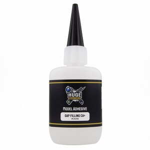 Huge Miniatures Model Adhesive, Cyanoacrylate Plus Super Glue – 1 oz Bottle