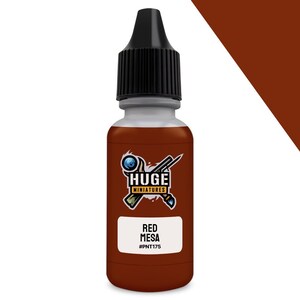 Huge Miniatures Acrylic Paint, Red Mesa Model Paint Miniature Scale Modeling Color – 17ml Dropper Bottle