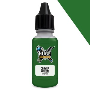 Huge Miniatures Acrylic Paint, Clover Green Model Paint Miniature Scale Modeling Color – 17ml Dropper Bottle