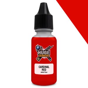 Huge Miniatures Acrylic Paint, Cardinal Red Model Paint Miniature Scale Modeling Color – 17ml Dropper Bottle