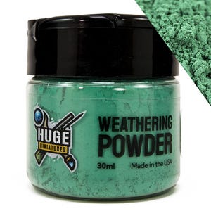Huge Miniatures Weathering Powder, Patina Pigment for Model Terrain Scenery and Vehicles by Huge Minis – 30ml Flip-Top Container