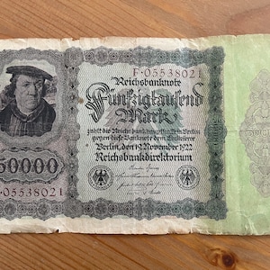 1922 German Marks - Etsy