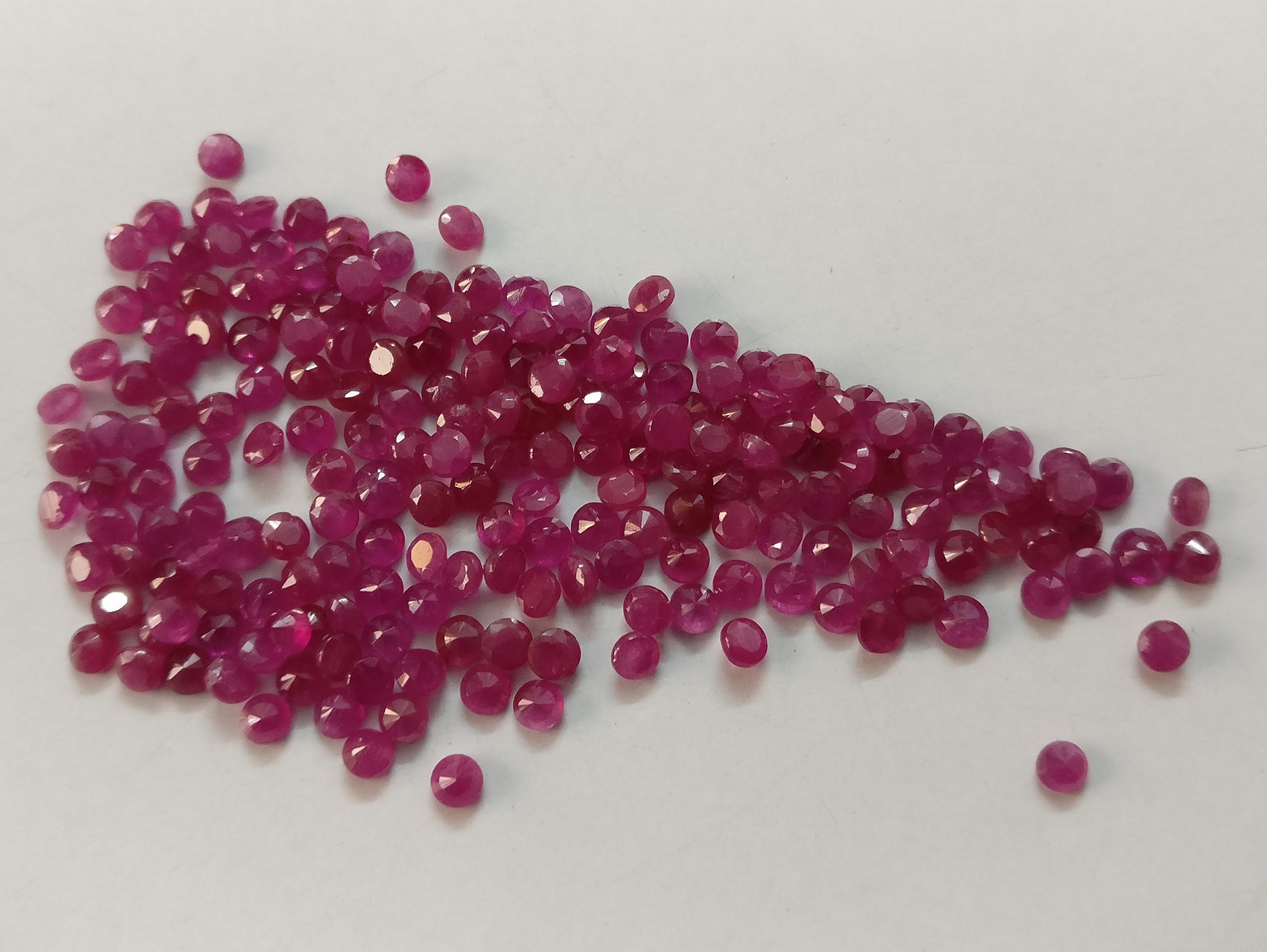 Natural Non Treated Red RUBY 2.50-2.75 MM Round Faceted per Piece - Etsy