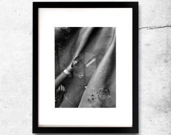 Behind the Curtain, Abstract Photography, Black and White Photograph, Street Photography, Contemporary art, Fine Art print, Archival photo
