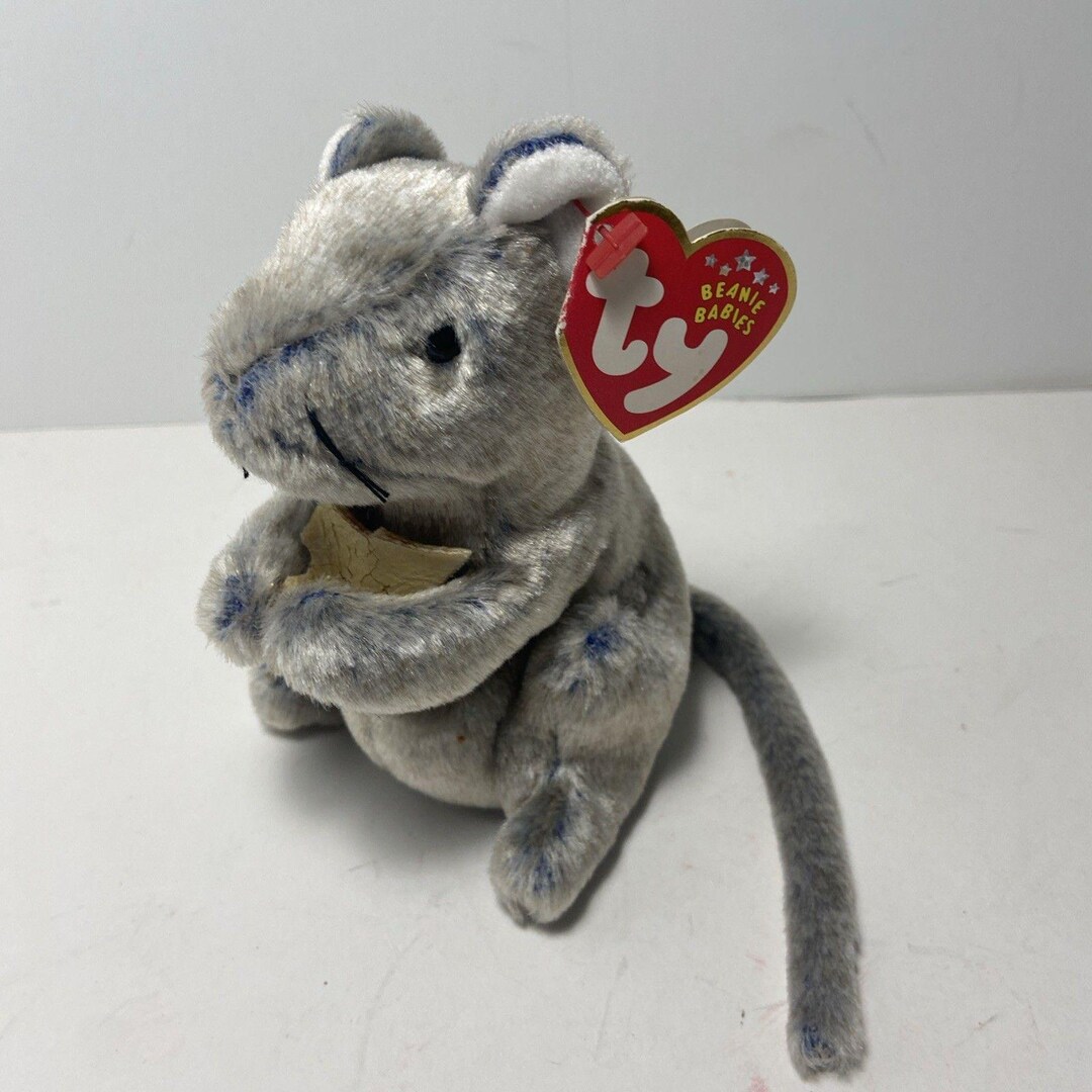 Ty Beanie Babies Chedder the Mouse March 4 2002 Vintage Plush Paper ...