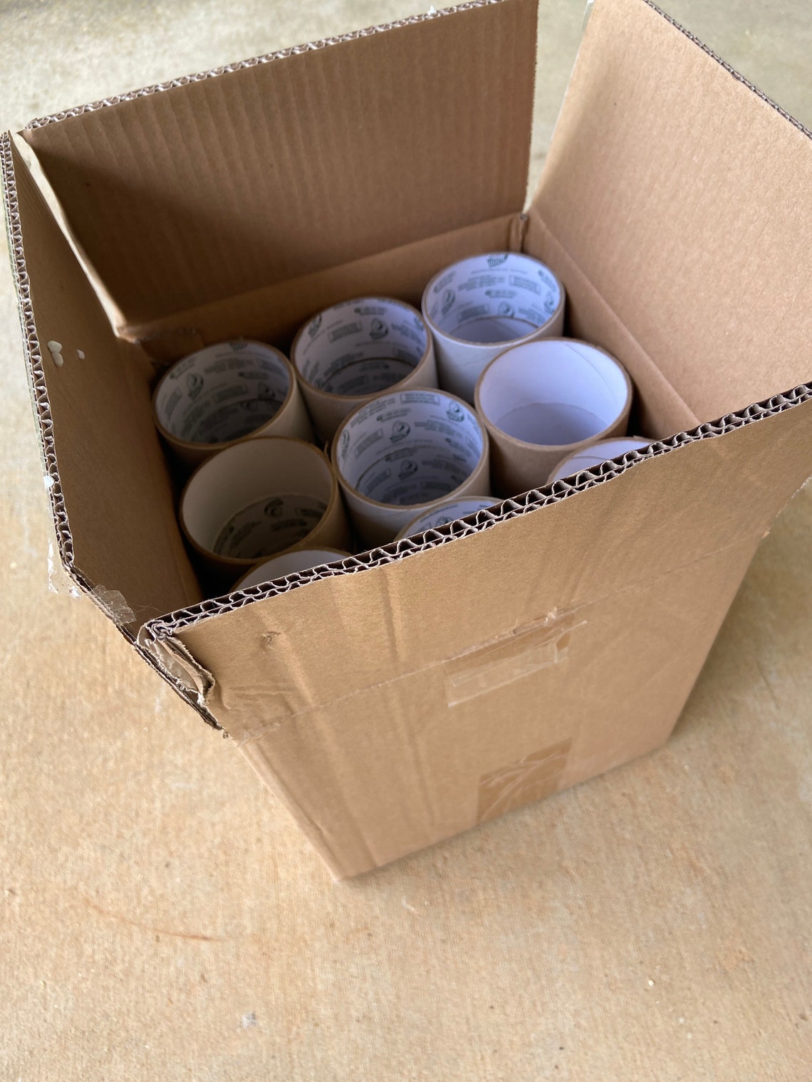 45 Paper Craft Tubes Heavy Duty Diy Art Etsy