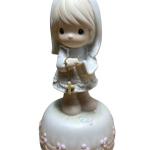 Precious Moments Music Box This Day Has Been Made in Heaven Plays Amazing Grace