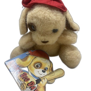 Goodtimes Publishing Evan's Big Day Dog Plush w Red Hat Tags 1995 MPN 9888