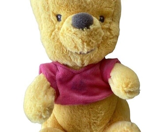 Winnie the Pooh Textured Fluffy 11  inch Plush Stuffed Animal Disney Parks