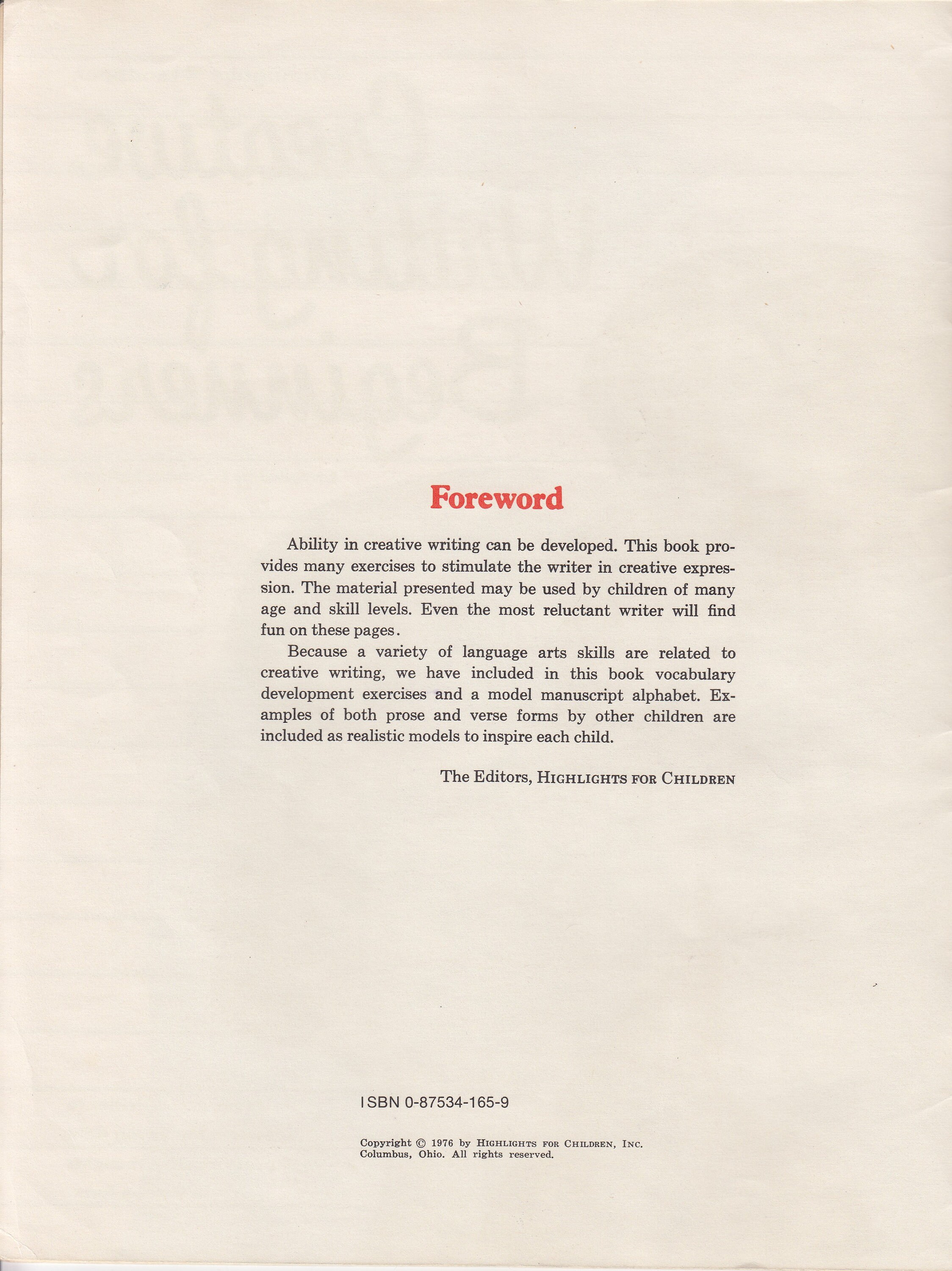 Creative writing, europe picture