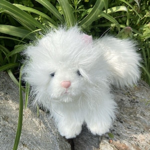 Ganz Webkinz HM110 PERSIAN CAT White Long Hair Kitten Stuffed Plush Toy No Code