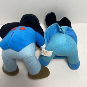 Vintage Disney Goofy & Minnie Mouse 7"In Plush Stuffed Animals Mice zdjęcie 3