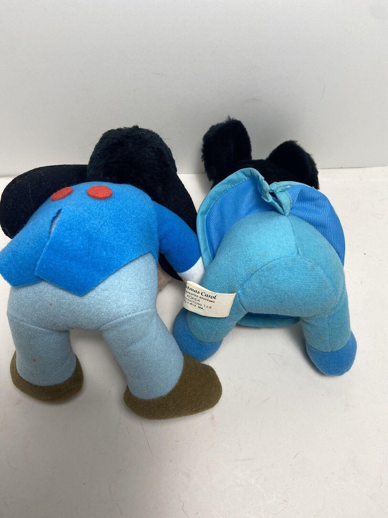 Vintage Disney Goofy & Minnie Mouse 7"In Plush Stuffed Animals Mice zdjęcie 3